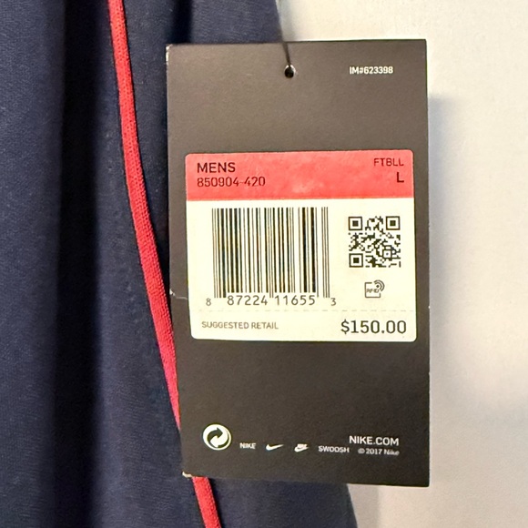 Nike New England Patriots Julian Edelman #11 Jersey NWT Men’s Large Navy Dri-FIT - Picture 7 of 7